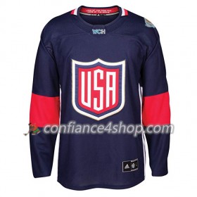 Adidas Maillot de Hockey États-Unis Blank Coupe du monde de hockey sur glace 2016 Bleu Premier - Homme